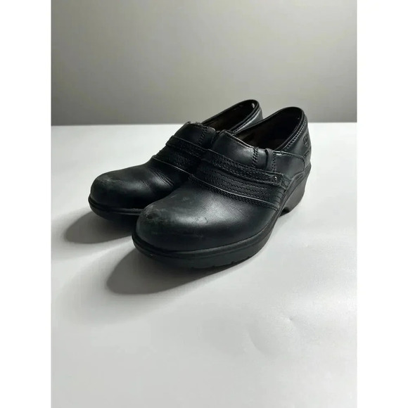 ARIAT Shoes Women's 8.5B Steel Toe Clog Work 10002368 Black Leather Slip On - Picture 1 of 9